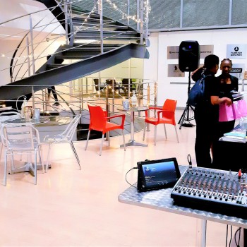 Product Launch. PA System hire